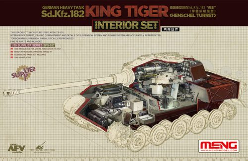 Meng Model - German Heavy Tank  Sd.Kfz.182 King Tiger (Henschel Turret) Interior