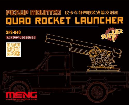 Meng Model - Pickup Mounted Quad Rocket Launcher