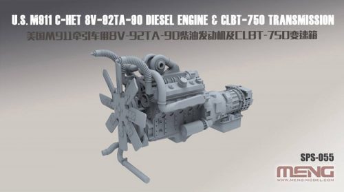 Meng Model - U.S. M911 C-HET 8V-92TA-90 Diesel Engine & CLBT-750 Transmission