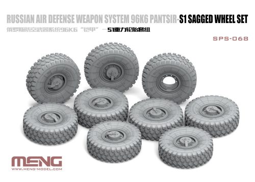 Meng Model - Russian Air Defense Weapon System 96K6 Pantsir-S1 Sagged Wheel Set