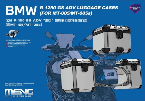 Meng Model - BMW R 1250 GS ADV Luggage Cases (FOR MT-005/MT-005s) (Pre-colored Edition)