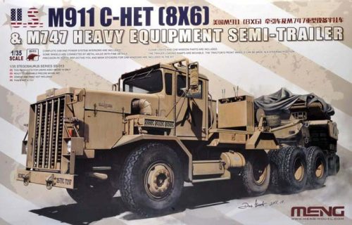 Meng Model - U.S. M911 C-HET(8X6) & M747 Heavy Equipment Semi-Trailer