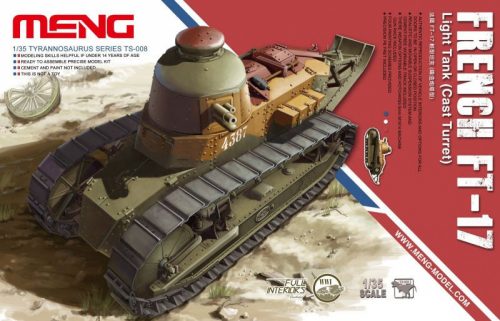 Meng Model - French Ft-17 Light Tank (Cast Turret)