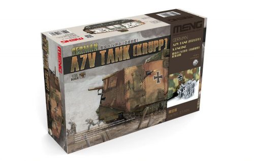 Meng Model - German A7V Tank (Krupp) & Engine, Limited Edition