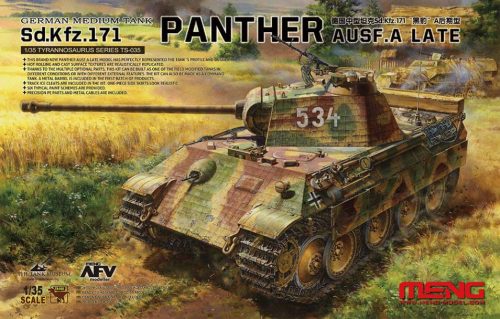 Meng Model - German Medium Tank Sd.Kfz.171 Panther Ausf.A Late