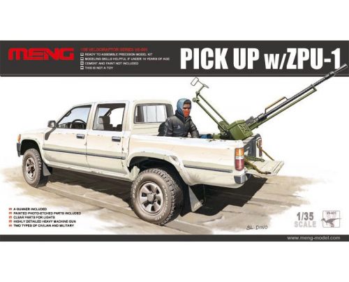 Meng Model - Dual Cab Toyota Hilux Pickup Zpu-1