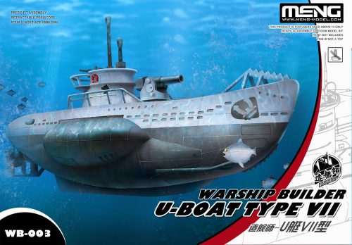 Meng Model - Warship Builder- U-Boat Type VII (Cartoon Model)