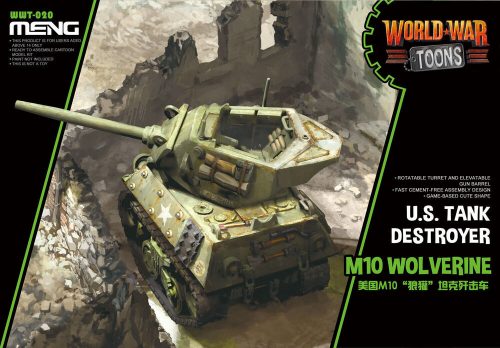 Meng Model - U.S. Tank Destroyer M10 Wolverine (CARTOON MODEL)