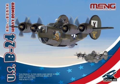 Meng Model - U.S. B-24 Heavy Bomber (Cartoon Model)