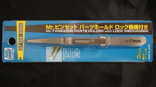 Mr. Hobby - Mr Hobby -Gunze Mr. Tweezers Parts Holder w/ lock mechanism