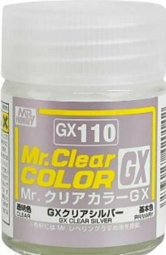 Mr. Hobby - Mr Hobby -Gunze Mr. Clear Color GX (18 ml) Clear Silver