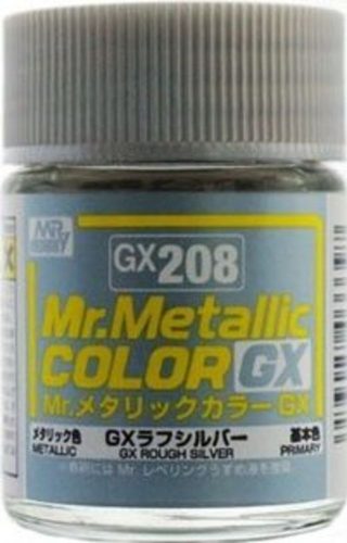 Mr Hobby - Gunze - Mr Hobby -Gunze Mr. Metallic Color GX (18 ml) Rough Silver