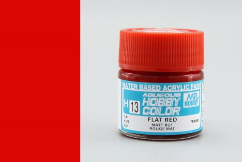 Mr. Hobby - Aqueous Hobby Color H013 Flat Red