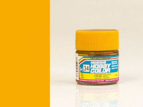 Mr. Hobby - Aqueous Hobby Color H034 Cream Yellow