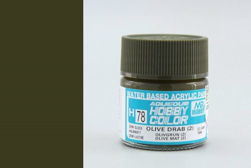 Mr. Hobby - Aqueous Hobby Color H078 Olive Drab (2)