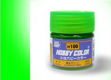 Mr. Hobby - Hobby Color H100 FLUORESCENT GREEN (fényes)