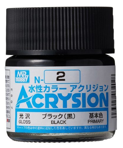 Mr. Hobby - Mr Hobby -Gunze Acrysion (10 ml) Black