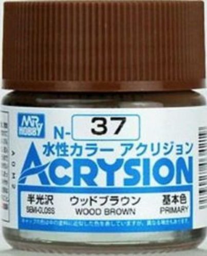 Mr. Hobby - Mr Hobby -Gunze Acrysion (10 ml) Wood Brown