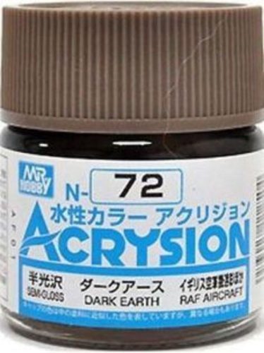 Mr Hobby - Gunze - Mr Hobby -Gunze Acrysion (10 ml) Dark Earth