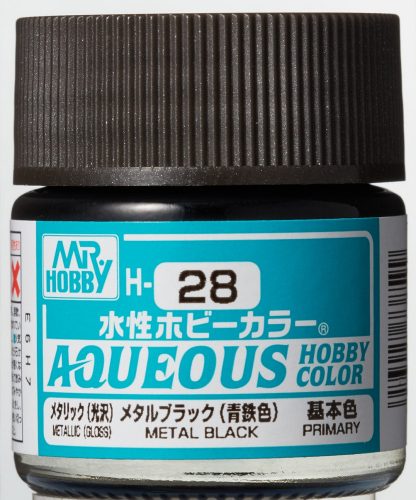 Mr. Hobby - Aqueous Hobby Color - Renew (10 ml) Metal Black H-028