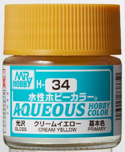 Mr. Hobby - Aqueous Hobby Color - Renew (10 ml) Cream Yellow H-034