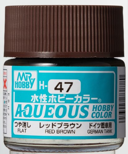 Mr. Hobby - Aqueous Hobby Color - Renew (10 ml) Red Brown H-047