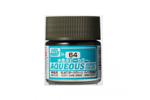 Mr. Hobby - Aqueous Hobby Color - Renew (10 ml) RLM71 Dark Green H-064