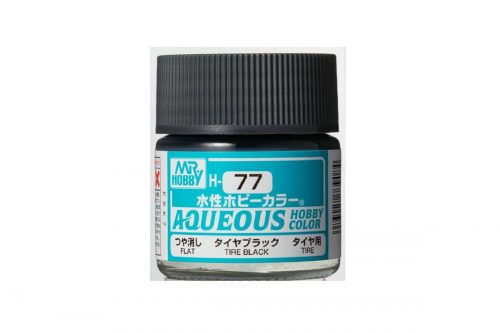 Mr. Hobby - Aqueous Hobby Color - Renew (10 ml) Tire Black H-077