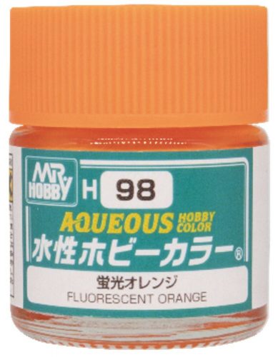 Mr Hobby - Mr Hobby -Gunze Aqueous Hobby Colors  (10 ml) Fluorescent Orange