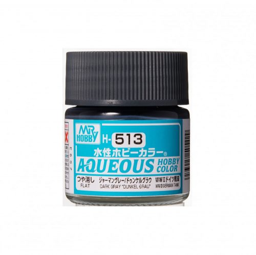 Mr. Hobby - Aqueous Hobby Color H-513 Renew (10 ml) Dark Gray "Dunkelgrau"