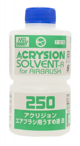 Mr Hobby - Mr Hobby -Gunze Acrysion Solvent - R for Airbrush (250 ml)