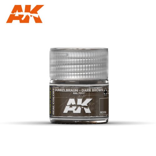 AK Interactive - Dunkelbraun-Dark Brown Ral 7017  10Ml