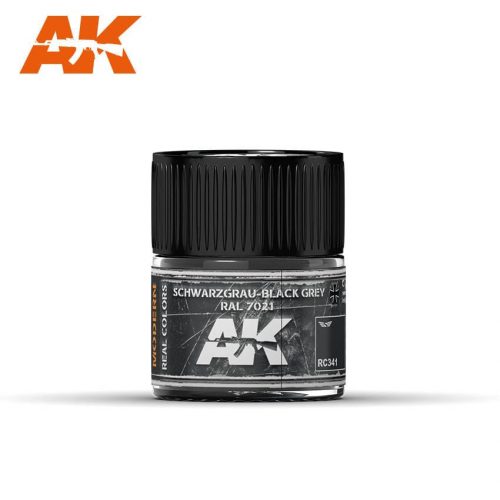 AK Interactive - Schwarzgrau – Black Grey  Ral 7021 - 10Ml