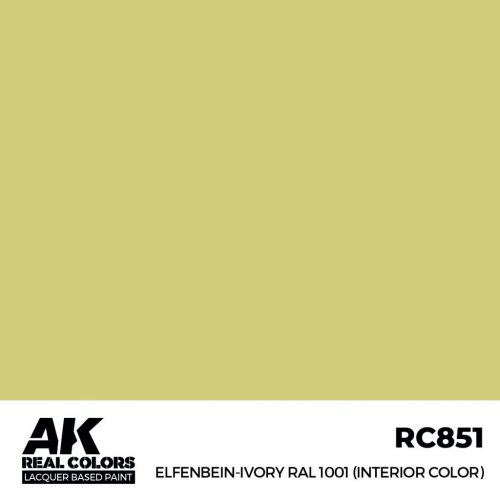 AK Interactive - Elfenbein-Ivory RAL 1001 (Interior Color) 17 ml.