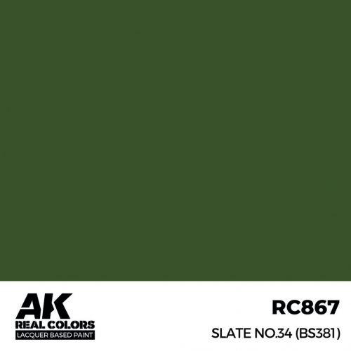 AK Interactive - Slate No.34 (BS381) 17 ml.