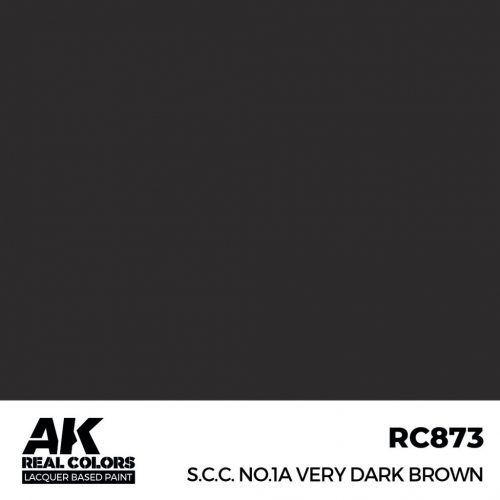 AK Interactive - S.C.C. No.1A Very Dark Brown 17 ml.