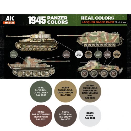 AK Interactive - 1945 Panzer Colors Set