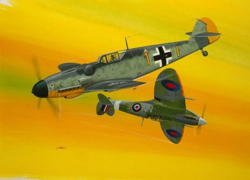 Revell Combat Set Bf109G-10 & Spitfire Mk.V 1:72