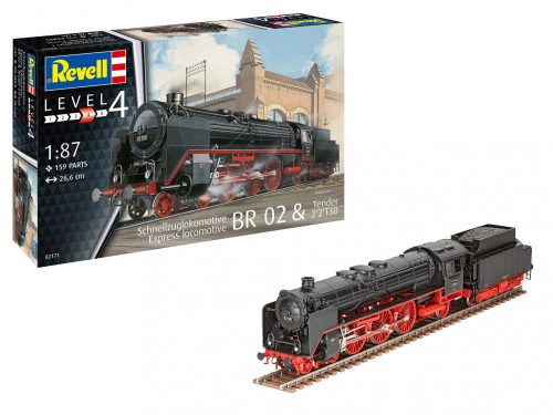 Revell - Express Locomotive BR 02 & Tender 2'2'T30