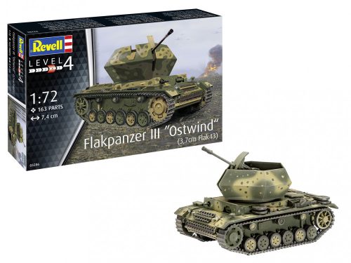 Revell - Flakpanzer III Ostwind 3,7cm Flak 43