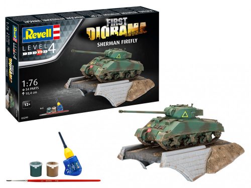 Revell - First Diorama Set - Sherman Firefly