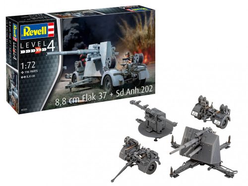 Revell - 88 cm Flak 37 + Sd.Anh.202