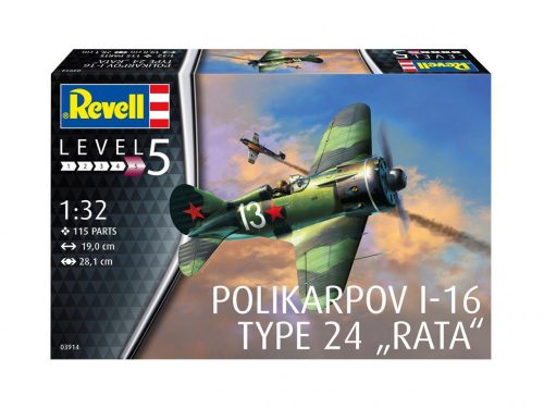 Revell - Polikarpov I-16 Rata (3914)