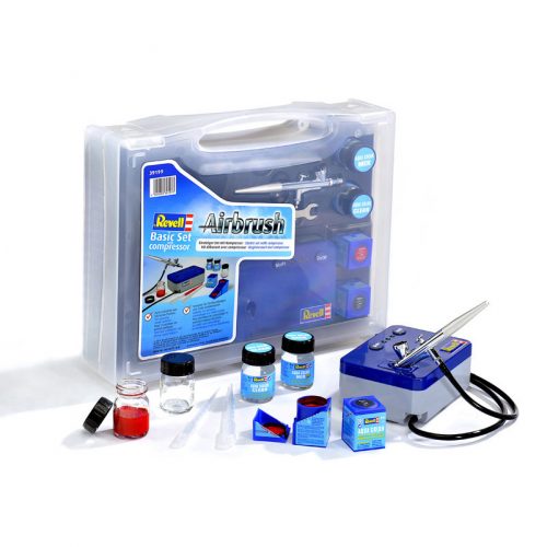 Revell - Airbrush Starter Szett Kompresszorral