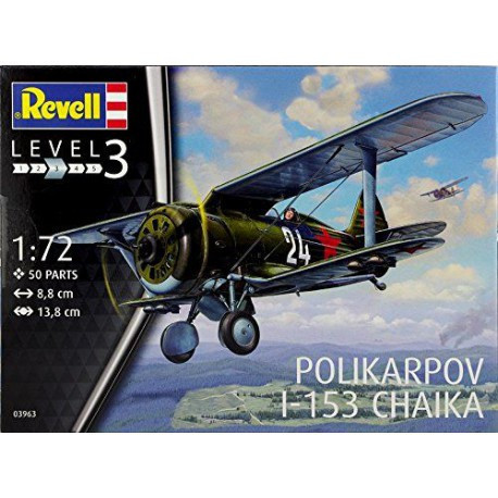 Revell - Polikarpov I-153 Chaika 1:72 (3963)