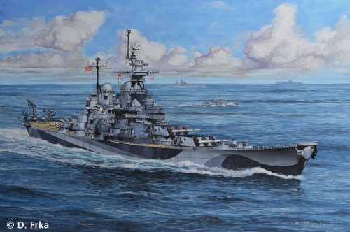 Revell - Battleship U.S.S. Missouri (WWII) 1:1200 (5128)