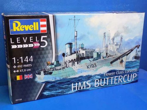 Revell - Flower Class Corvette Hms Buttercup (5158)