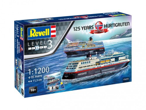 Revell - Gift Set HURTIGRUTEN 125th Anniversary