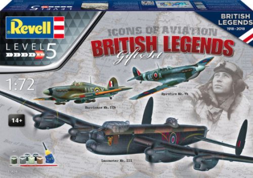 Revell - 100 Years Raf: Gift Set Flying Legends (5696)