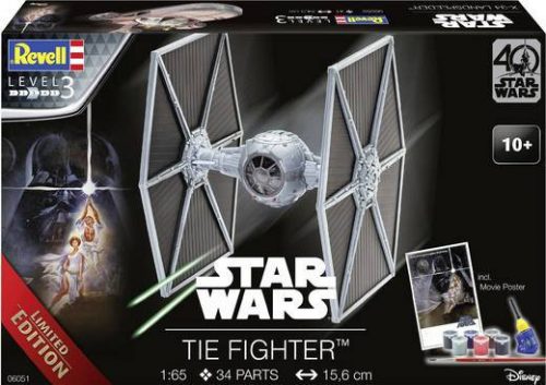 Revell - Star Wars Gift Set TIE Fighter (Ltd. Edition) 1:65 (6051)